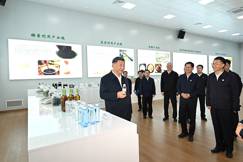 习近平在广西考察时强调 
解放思想创新求变向海图强开放发展 
奋力谱写中国式现代化广西篇章 
蔡奇陪同考察「相关图片」